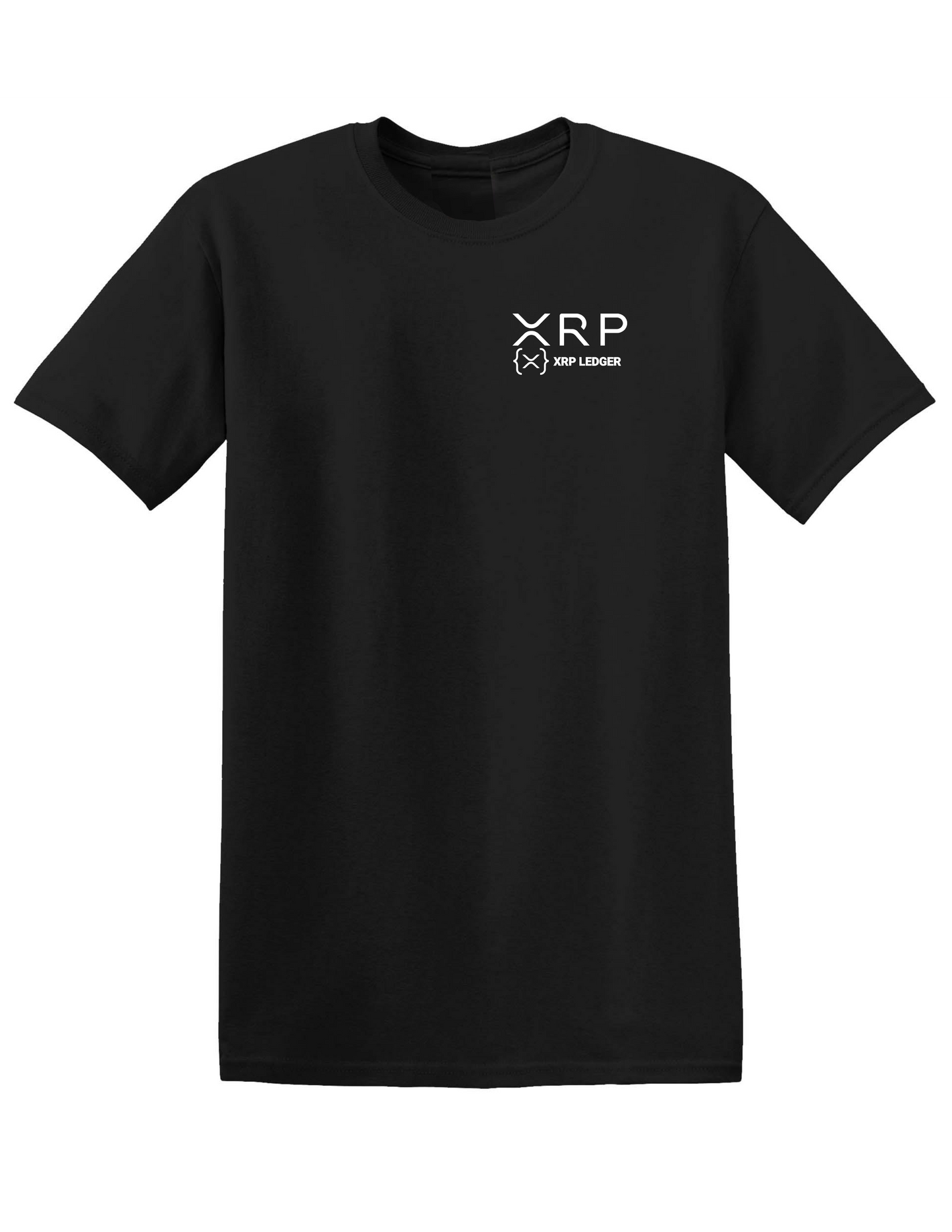 XRP Left Chest-Ripple back tee / Click to see  color options