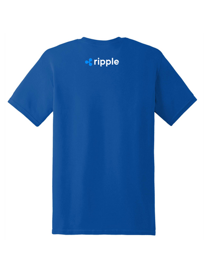 XRP Left Chest-Ripple back tee / Click to see  color options