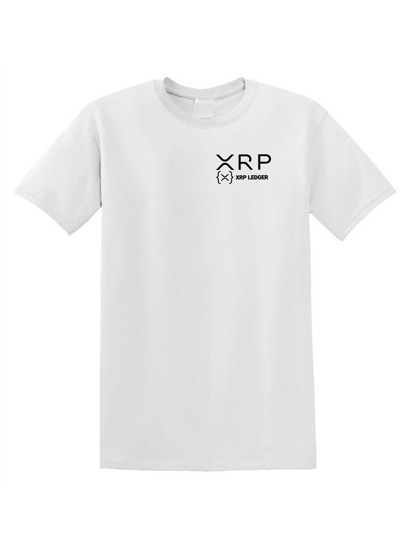 XRP Left Chest-Ripple back tee / Click to see  color options