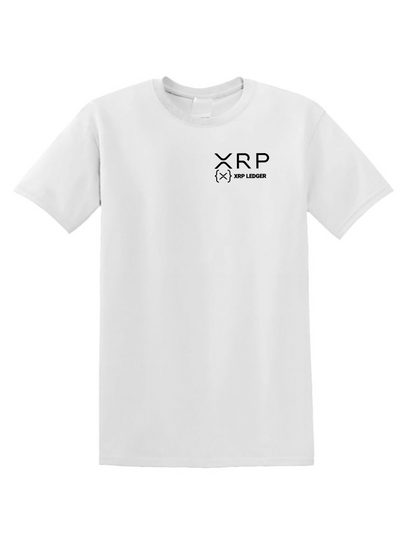 XRP Left Chest-Ripple back tee / Click to see  color options