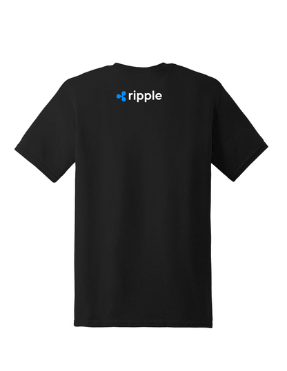 XRP Left Chest-Ripple back tee / Click to see  color options