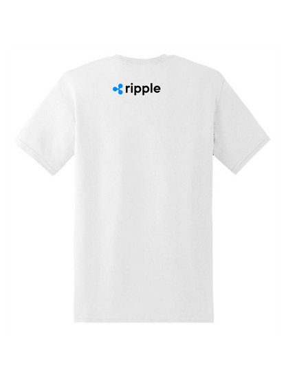 XRP Left Chest-Ripple back tee / Click to see  color options